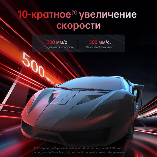 Impresora 3D FDM ANYCUBIC Kobra 2 Pro con velocidad de impresión máxima de 500 mm/s y nivelación automática de 25 puntos con tamaño de impresión de 9,8 x 8,7 x 8,7 pulgadas.