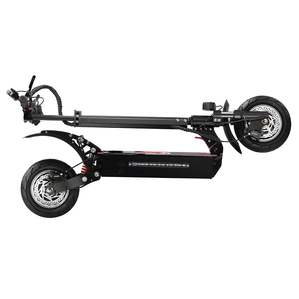 BOYUEDA Q7 Pro Electric Scooter, 2*1600W Motor, 52V 19AH Battery, 10-inch Tire, 70km/h Max Speed, 70km Range, Dual Hydraulic Disc Brakes, Front Hydraulic Shock Absorber & Rear Spring Shock Absorber, APP Control