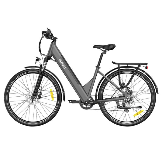Fafrees F28 Pro 27.5'' Step-through City E-Bike 25Km/h 250W Motor 36V14.5Ah Embedded Removable Battery Shimano 7-Speed Gear - Black