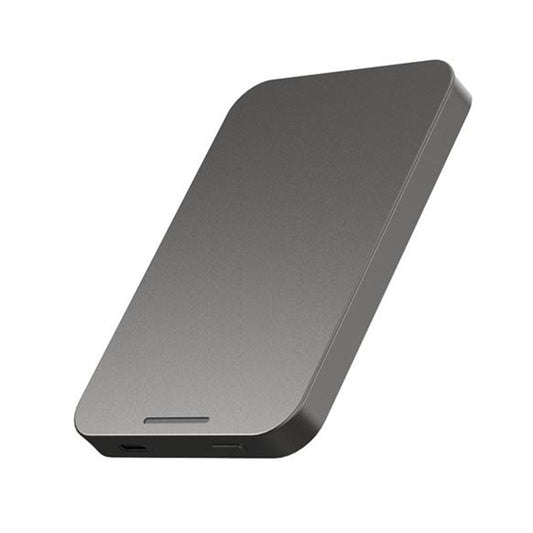 HINOVO MB1-5000x Wireless Portable Charger, 5000mAh Magnetic Wireless Power Bank, PD 20W Fast Charging, Cyberpunk Style - Graphite Grey