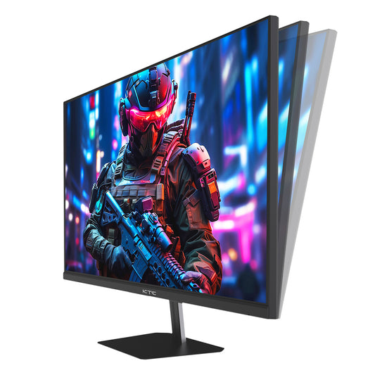 KTC H24F8 Gaming Monitor, 23.8'' 1920*1080 16:9 Fast IPS Screen, 180Hz Refresh Rate, 1ms Response Time, 1000:1 Contrast Ratio, HDR10, 135% sRGB, Adaptive-Sync, Dynamic Action Sync, Game Assist, Low Blue Light & Flicker-Free, VESA Mount