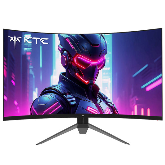 KTC H32S17F 32'' Curved Gaming Monitor, 1920*1080 HVA Panel, 240Hz Refresh Rate, 125% sRGB, 3500:1 Contrast Ratio, Adaptive Sync, HDR10, 3ms Response Time, 2*HDMI2.0 1*DP1.4 1*USB2.0 1*Audio, VESA Mount, Adjustable Tilt, Low Blue Light