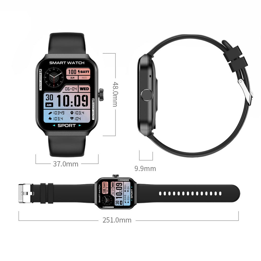 NX25 Smartwatch, 1.83 inches HD Screen, Bluetooth Calling, Sleep Heart Rate Blood Oxygen Monitoring, Multiple Sport Modes