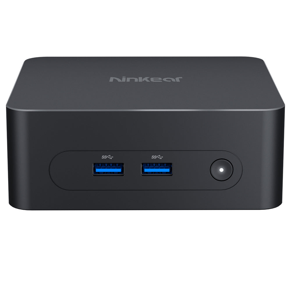 Ninkear N10 Mini PC, Intel N100 4 Cores Max 3.4GHz, 16GB RAM 512GB SSD, 2*HDMI 2.0 (4K@60Hz) Dual Display, 2.4/5GHz WiFi Bluetooth 5.0, 3*USB 3.0 1*USB 2.0 1*RJ45 1*Headphone Jack