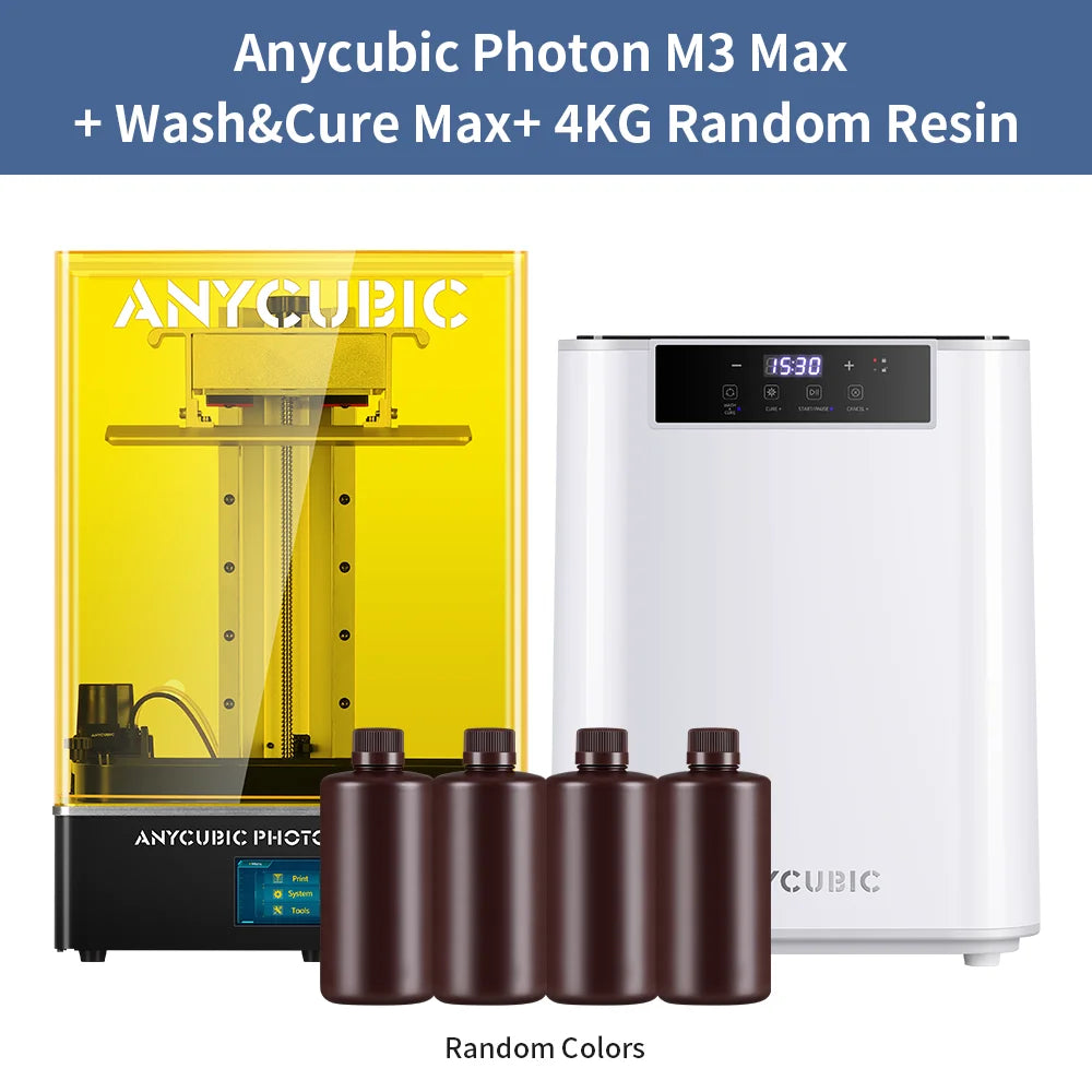 ANYCUBIC Photon M3 Max LCD 3D Printer 13" 7K Monochrome Screen High Resolution 3D Printing With Auto Resin Filler