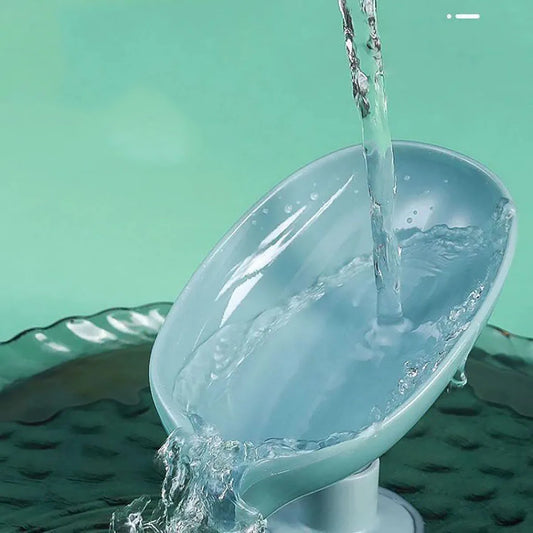 Jabonera con forma de hoja, escurridor, accesorio de baño, jabonera con ventosa, bandeja para jabonera, contenedor de jabón para baño