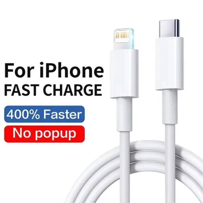 Fro es un cable de carga rápida PD de 20 W adecuado para iPhone 14 13 12 11 Pro Max Mini USB 8 Plus XS cable de datos de carga de tableta