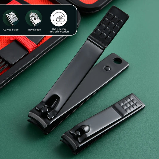 24-teiliges professionelles Nagelknipser-Set – scharf, leicht und robust; Präzisions-Maniküre- und Pediküre-Werkzeuge für Männer und Frauen