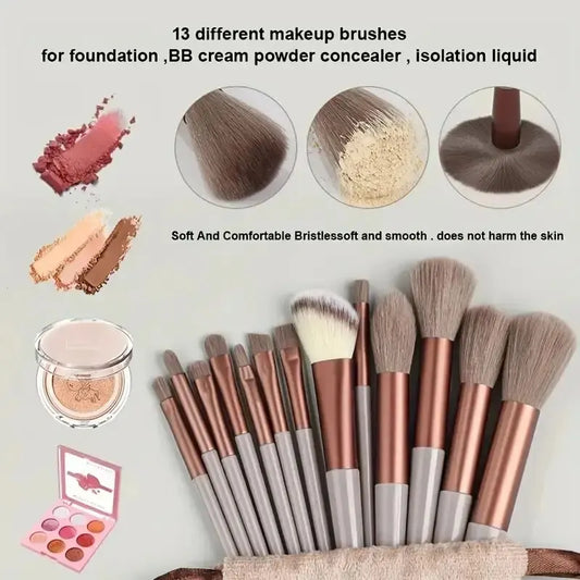 Juego de brochas de maquillaje suaves y esponjosas, profesionales, para base de maquillaje, polvos, sombras de ojos, brochas Kabuki para difuminar, herramienta de belleza para maquillaje