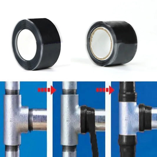 1 Rolle selbstklebendes wasserdichtes Klebeband mit hoher Druckfestigkeit und starker Leck- und Wasserstopp-Reparatur