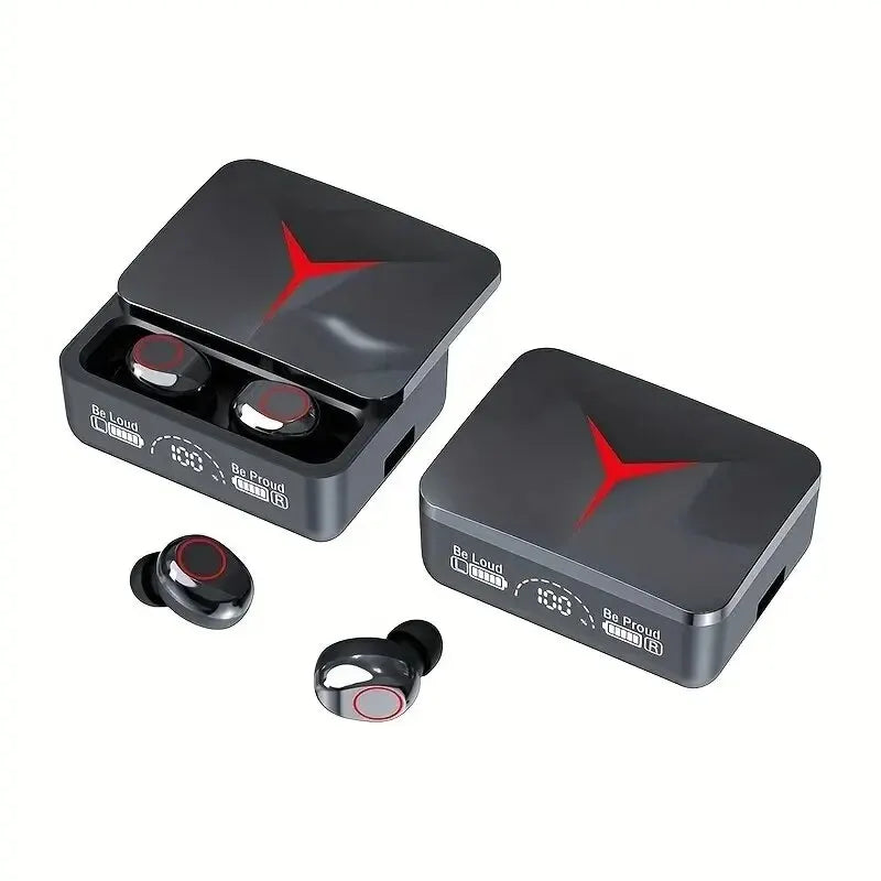 Auriculares inalámbricos TWS M90 originales para juegos, Bluetooth 5.3, deportivos, con micrófono, para iPhone y Xiaomi.