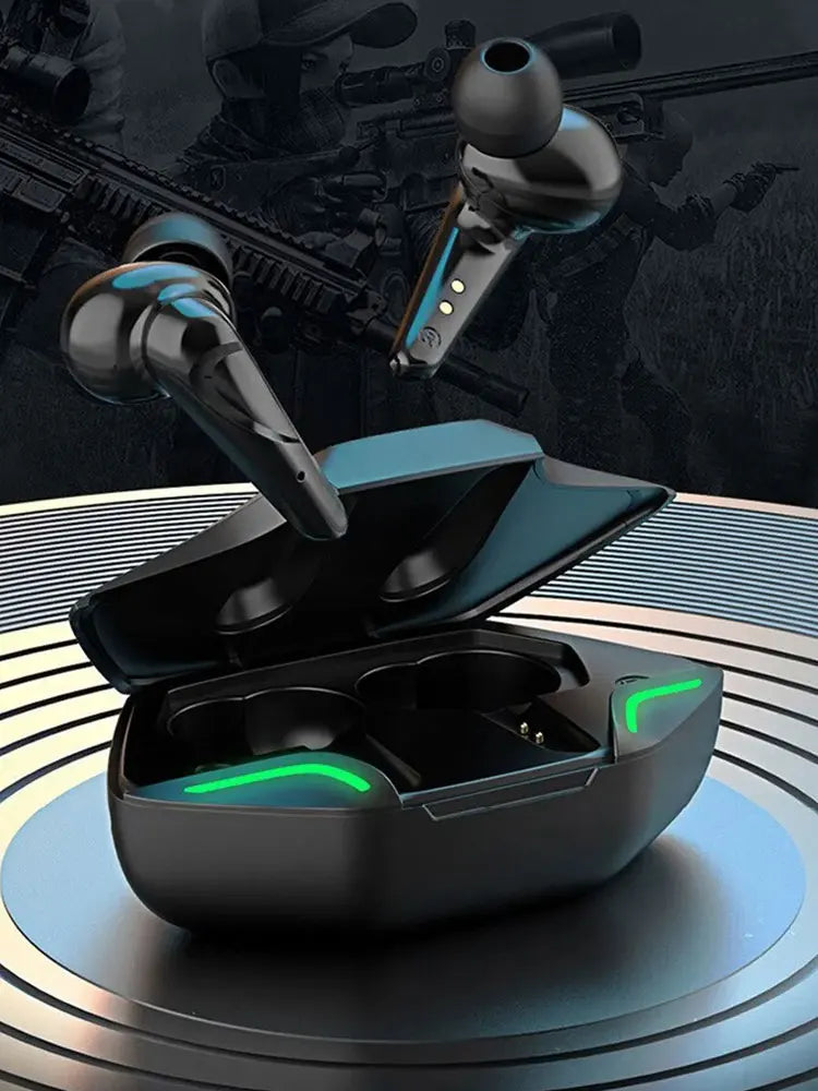 X15 TWS Drahtloser Kopfhörer Bluetooth-Kopfhörer 65 ms Niedrige Latenz Ohrhörer Esport Gaming Headset Gamer mit Mikrofon für Xiaomi iPhone