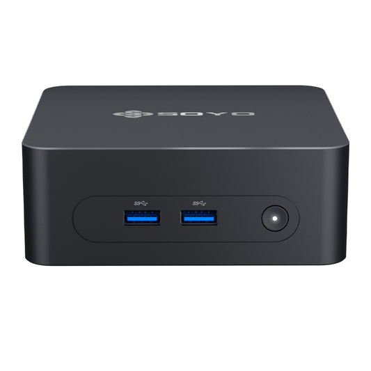 SOYO M2 Plus2 Mini PC, Intel 12th Gen Alder Lake N100 CPU up to 3.4GHz, 16GB DDR4 512GB SATA M.2 2280 SSD, 4K@60Hz Dual Displays, HDMI, WiFi 5 & Bluetooth 5.0 Mini Computer for Business, Education and Office