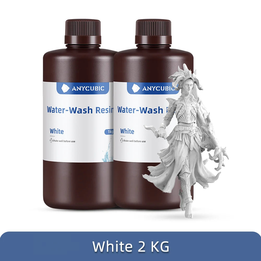 ANYCUBIC Water-Wash Resin For LCD 3D Printer High Precision Low Odor Low Viscosity 3D Printing Standard Photopolymer