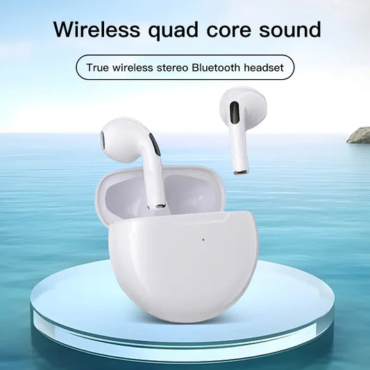 Pro 6 TWS Bluetooth 5.3 Kopfhörer Headset Ohrhörer mit Mikrofon Pro6 Wireless Headp