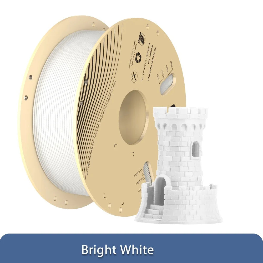 Filamento plástico ANYCUBIC PLA de 1,75 mm y 10 kg para impresora 3D FDM (rollo de 1 kg), material de impresión 3D PLA de alta velocidad para Kobra 2 Pro Max