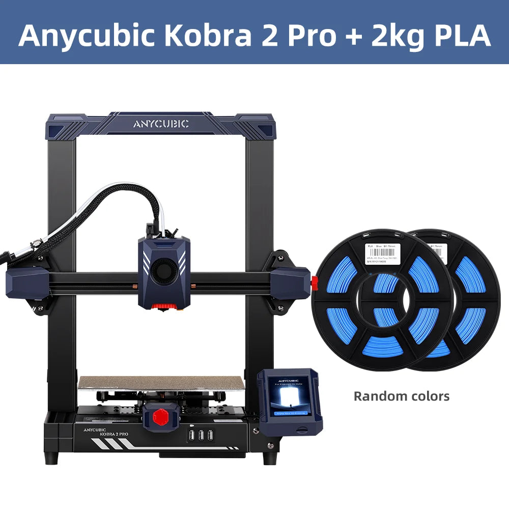 ANYCUBIC Kobra 2 Pro FDM 3D Printer 500mm/s Maximum Print Speed With 9.8 x8.7 x 8.7inch Printing dimensions LeviQ 2.0
