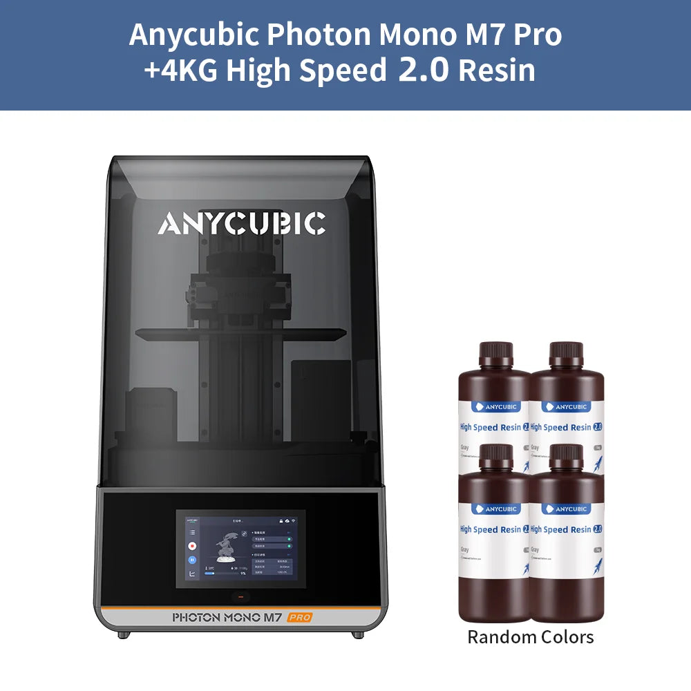 ANYCUBIC Photon Mono M7 Pro 14K Mono MSLA 3D Printer 10.1'' LCD Resin 3D Printer Speed Up to 170mm/h Printing Size 223*126*230mm
