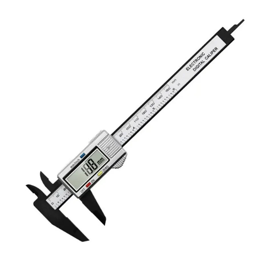 1PCS Plastic Vernier Caliper Digital Display Caliper Mini Text Play Caliper Student Vernier Ruler 0 to 150mm Measuring Tool