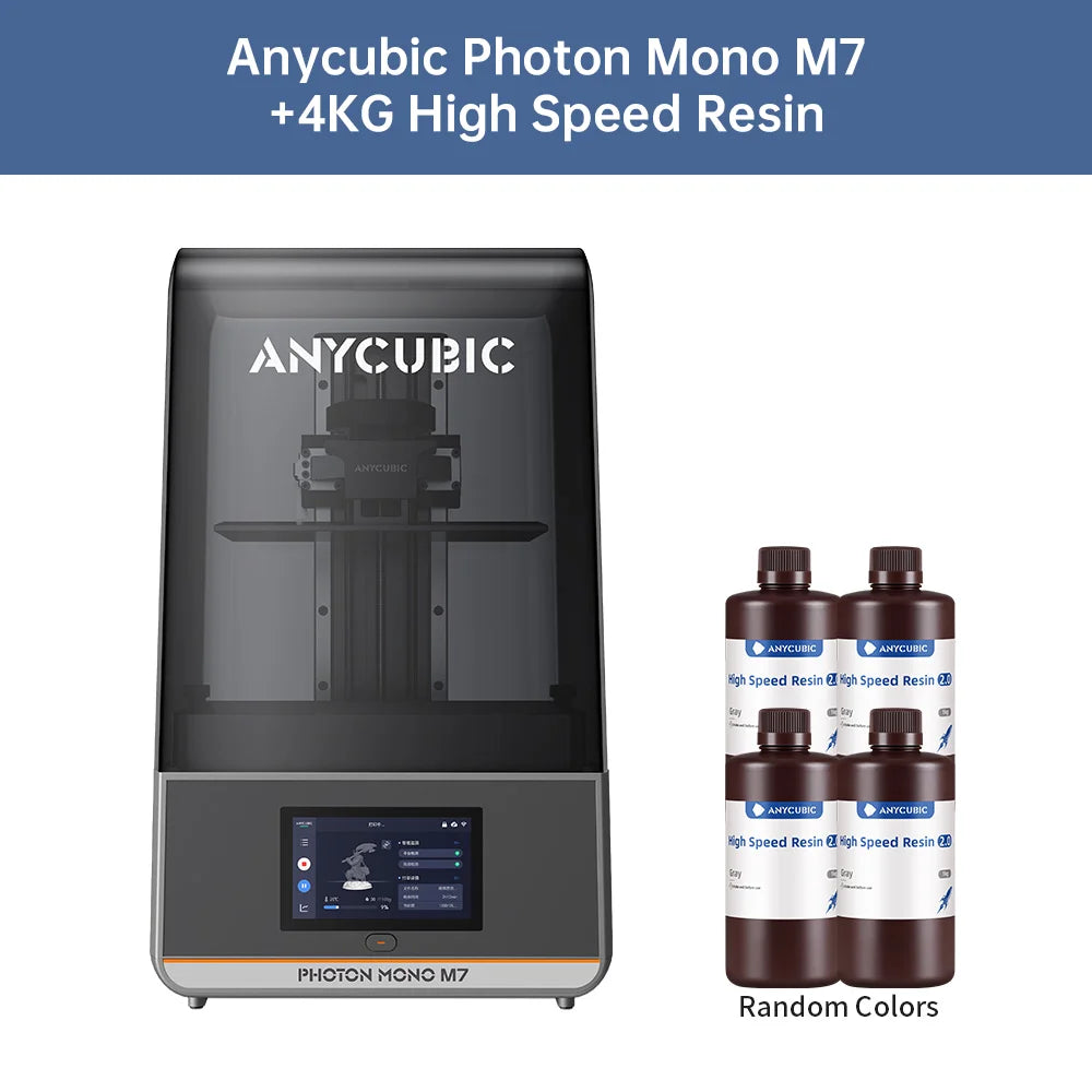 ANYCUBIC Photon Mono M7 14K Mono MSLA 3D Printer 10'' 14K LCD Resin 3D Printer Speed Up to 150mm/h Printing Size 223*126*230mm