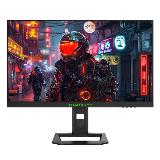 TITAN ARMY P2710S Gaming Monitor, 27-inch 2560*1440 16:9 Fast IPS LCD Screen, 240Hz Refresh Rate, 1ms GTG, HDR 400, Adaptive-Sync, Dynamic OD, Game Mode & 10 scenario Modes, PBP & PIP Split-screen Mode, Rotating Stand, Wall Mounting