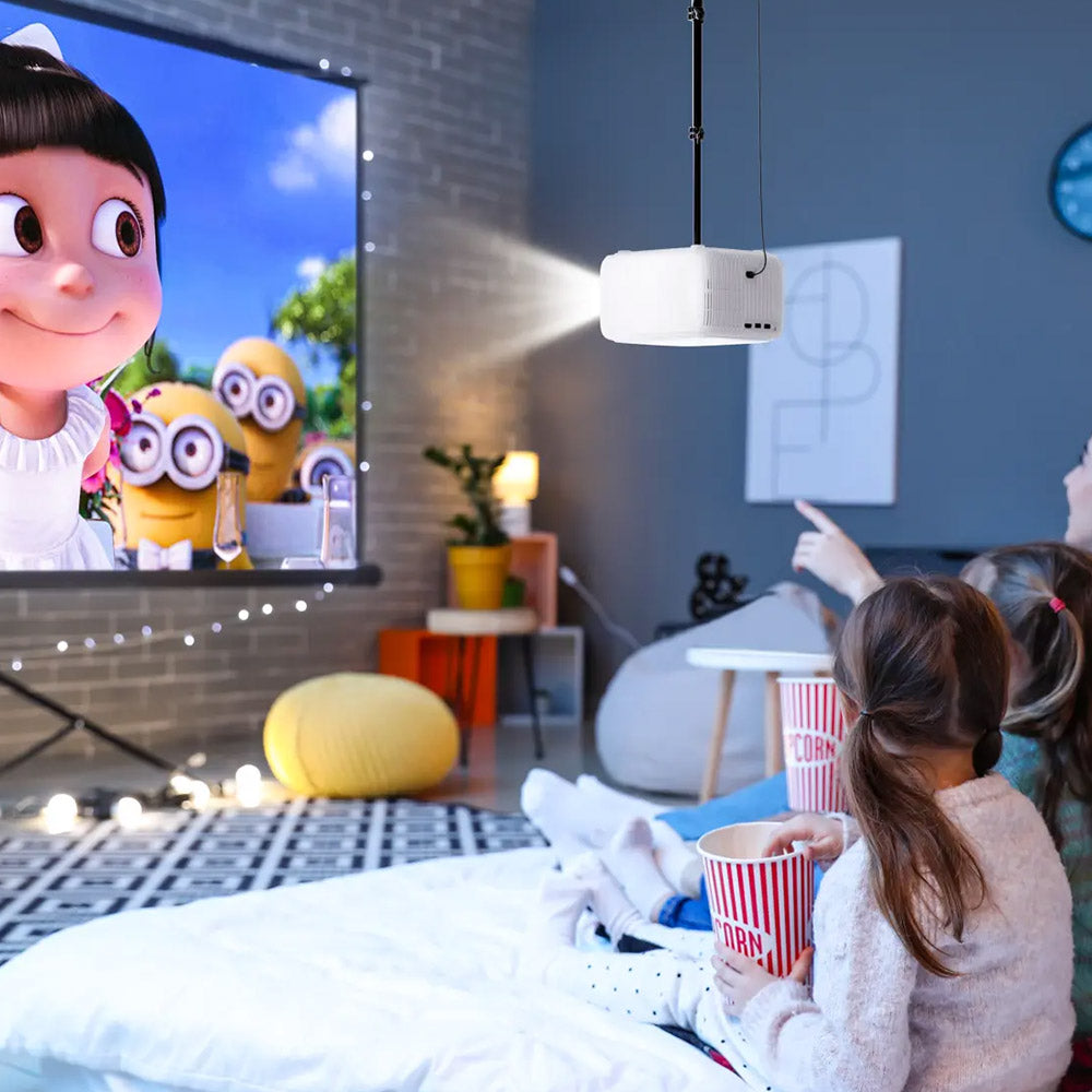 Ultimea Apollo P10 Portable Projector, 300 ANSI, 1080P Decoding, Native 720P, 2.4GHz/5GHz WiFi