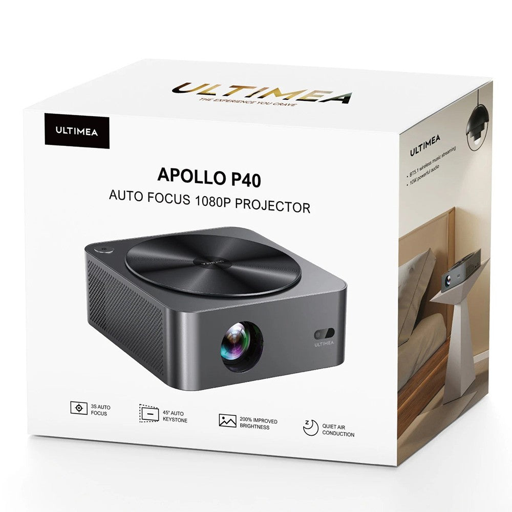 Ultimea Apollo P40 Native 1080P LCD Projector 700LM