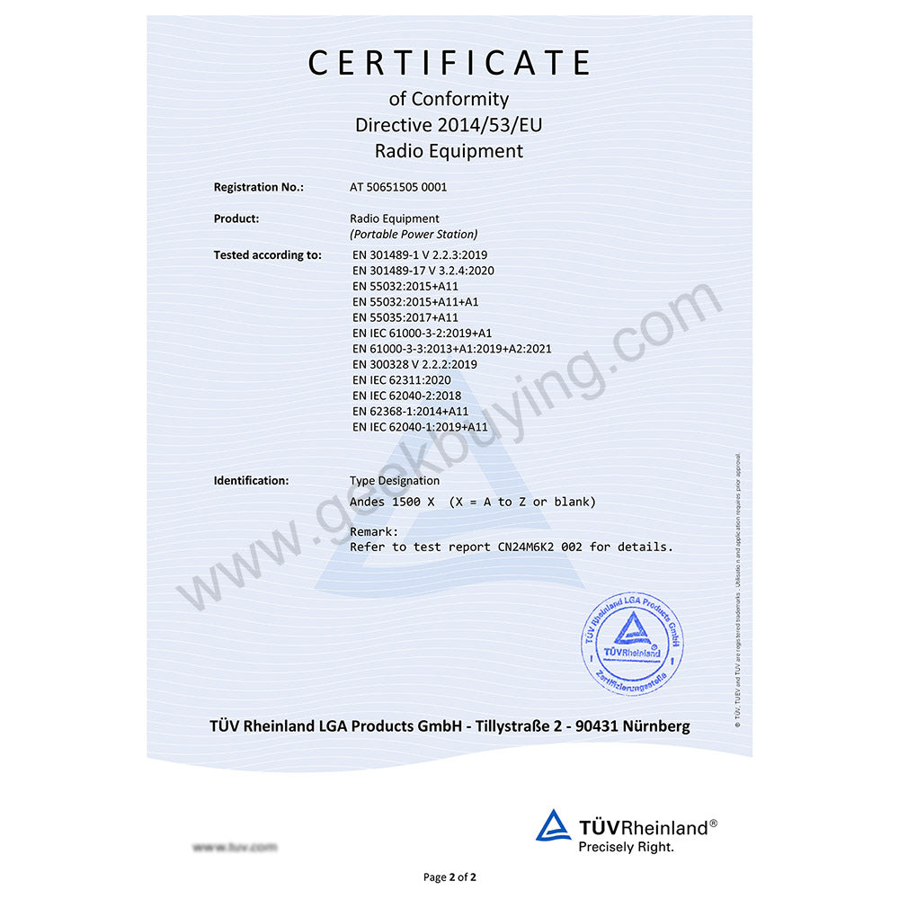 Ampace Andes 1500 Portable Power Station, 1462Wh LiFePO4, 2400W (Surge 3600W) SiCPrime Solar Generator, Full Charge in 55min, 4xAC, 4xUSB-A, 2xUSB-C, 2x5521, 1xCar Socket, 6000 Cycles, -20℃~45℃, APP Control, for Outdoor Camping, RVs, Home Backup