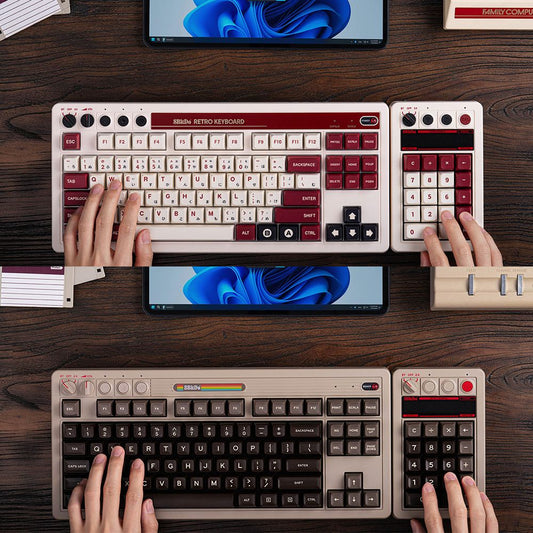 8BitDo Retro18 Mechanical Numpad - Light Grey