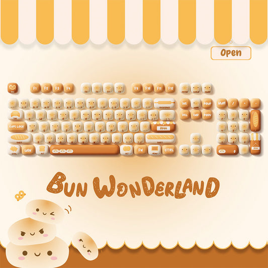 Akko Bun Wonderland MOG Profile Keycap Set (138-key)