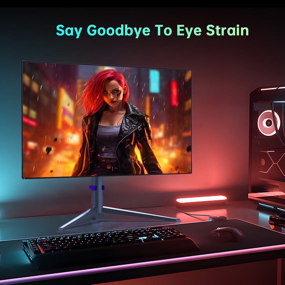 KTC G27P6 27-inch LG OLED Gaming Monitor, 2560x1440 16:9 240Hz Refresh Rate, 1500000:1 Constrast Ratio, 136% sRGB HDR10 0.03ms GTG Response Time, Low Blue FreeSync&G-Sync, 3xUSB3.0 2xHDMI2.0 DP1.4 Type-C, Built-in Speakers KVM 65W Reverse Charge VESA