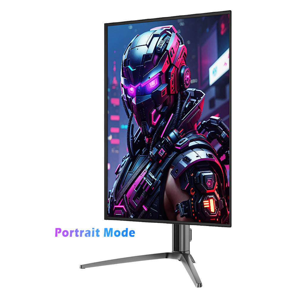 TITAN ARMY G27T8T Gaming Monitor, 26.5-inch 2560*1440 QD-OLED Screen, 360Hz Refresh Rate, 0.03ms GTG, 1000 nits, HDR 400, Adaptive-Sync, Game Assist, 65W Type-C Charging, Dual Speakers, Ambient Light, 2*HDMI 2.1 1*DP 1.4 1*USB-A 1*USB-B 1*Audio