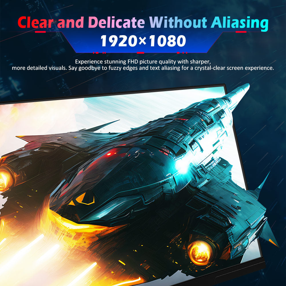 TITAN ARMY P2510HS Gaming Monitor, 24.5-inch 1920*1080 CSOT Fast IPS Screen, 300Hz Refresh Rate, HDR400, 121% sRGB, 1ms GTG Response Time, Adaptive-Sync, Hardware Low Blue Light, Gaming Assist, PIP/PBP Display, VESA Mounting