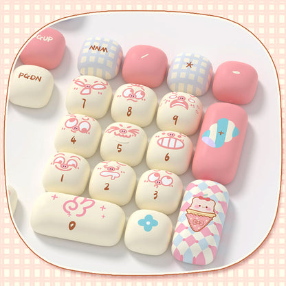 Akko Piggy Party MOG Profile Keycap Set (139-key)