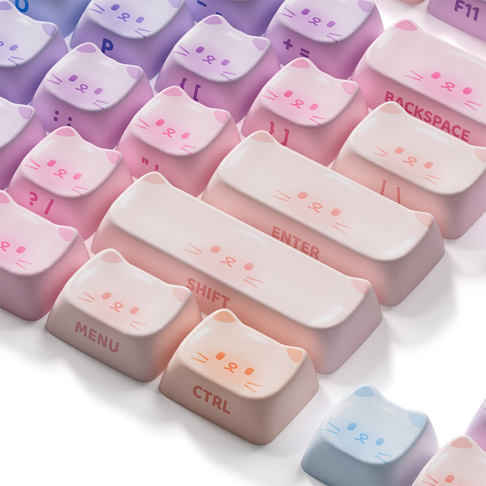 Akko Colorful Cats Keycap Set (142-key)