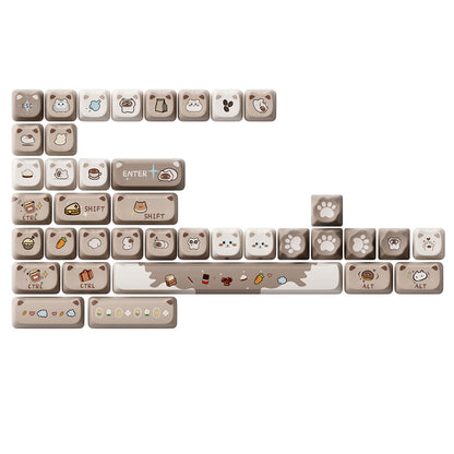 Akko Siamese Cat Keycap Set (142-key)