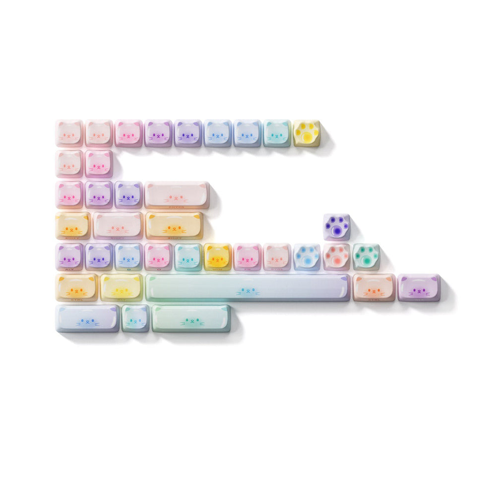 Akko Colorful Cats Keycap Set (142-key)