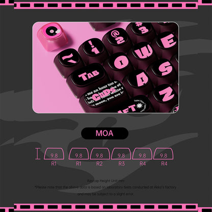Akko Pink Phantom Keycap Set (139-key)