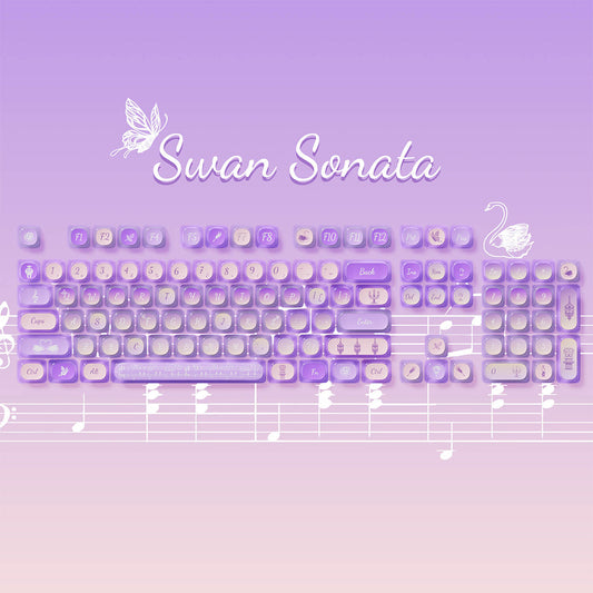 Akko Swan Sonata Pudding Keycap Set (140-key)