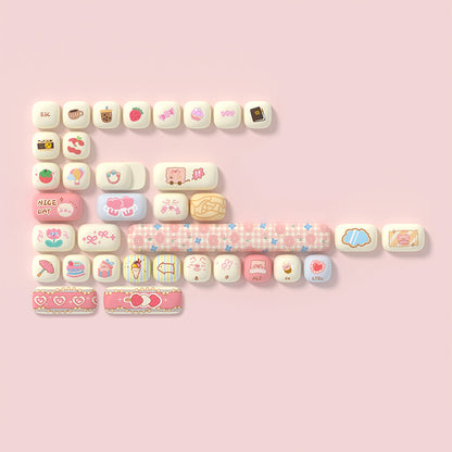 Akko Piggy Party MOG Profile Keycap Set (139-key)