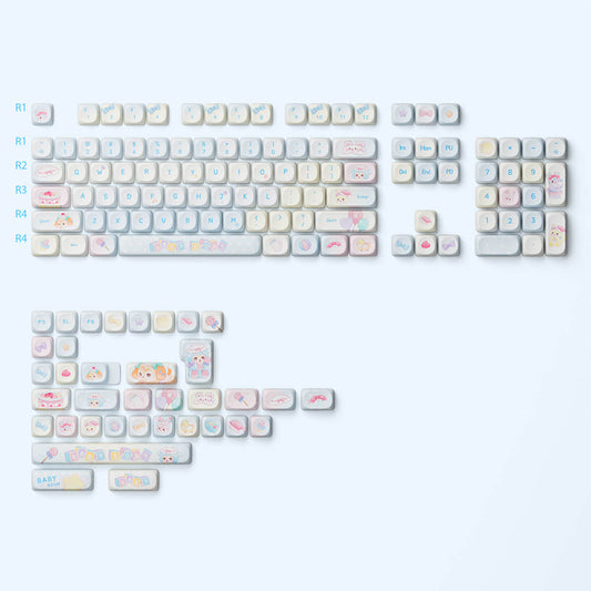 AKKO Butterfly Fantasy Keycap Set (140-key)