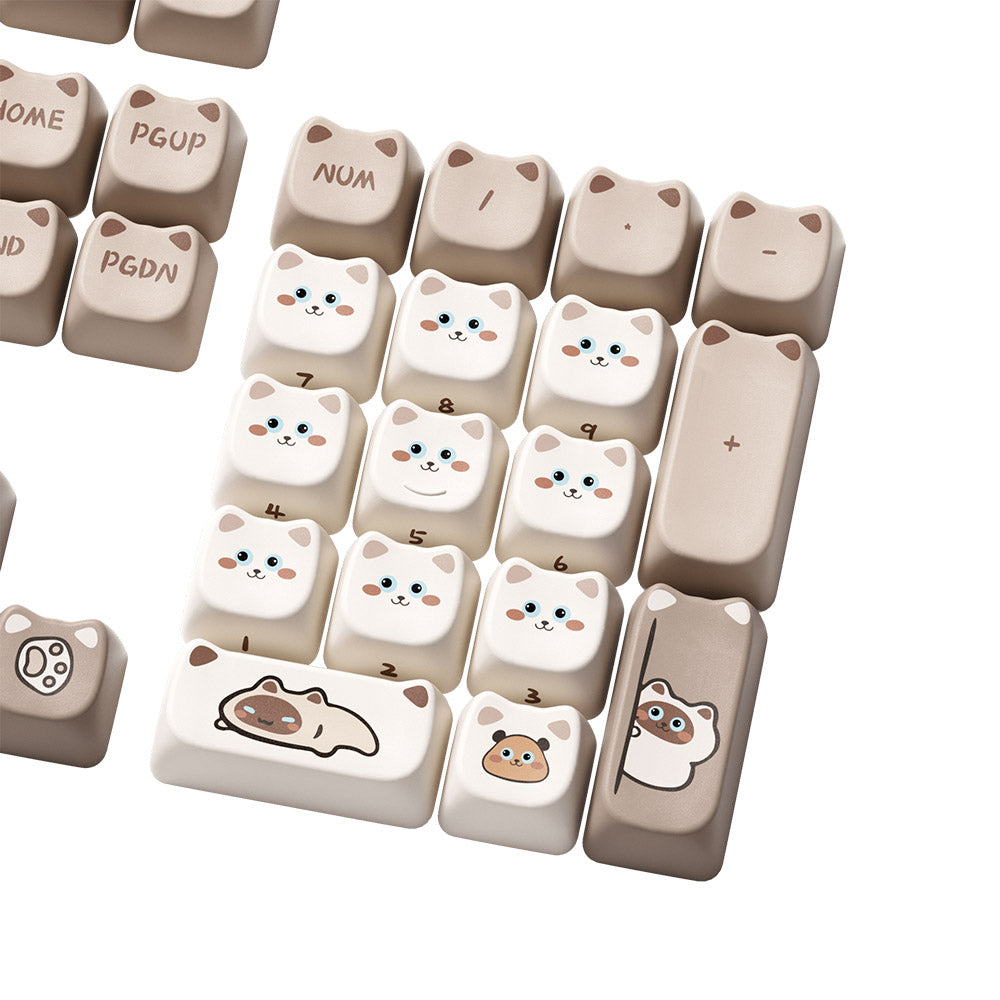 Akko Siamese Cat Keycap Set (142-key)