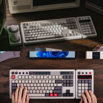 8BitDo Retro18 Mechanical Numpad - Light Grey