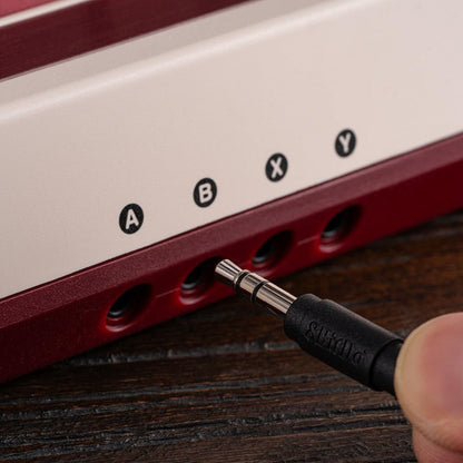 8BitDo Retro 108 Mechanical Keyboard, 108 Keys, Hot-swappable PCB, 3 Modes Connection, Wireless Gaming Keyboard for Windows &amp; Android - Red