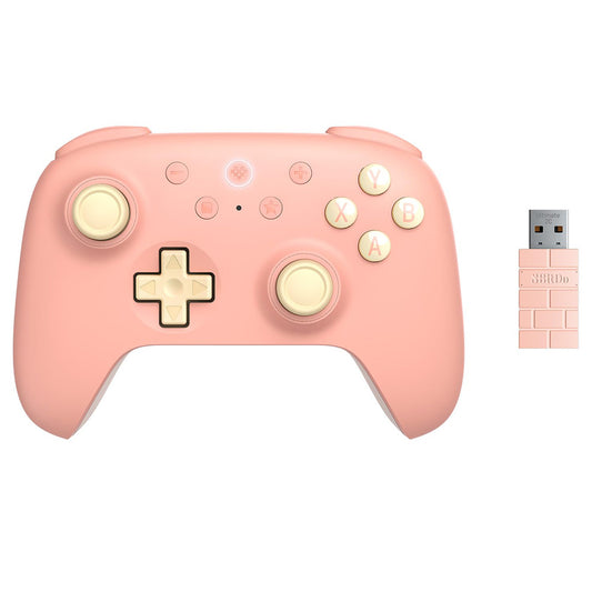 8BitDo Ultimate 2C Wireless Gaming Controller for Windows PC and Android, 1000Hz Polling Rate, Hall Effect Joysticks &amp; Hall Triggers - Pink