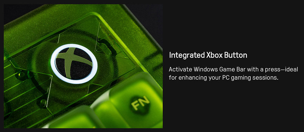 8BitDo Retro 87 Mechanical Keyboard Xbox Edition, 87 Keys, RGB Backlight, Hot Swappable PCB, Bluetooth/2.4G/USB-C Connection, Wireless Gaming Keyboard for Windows & Android