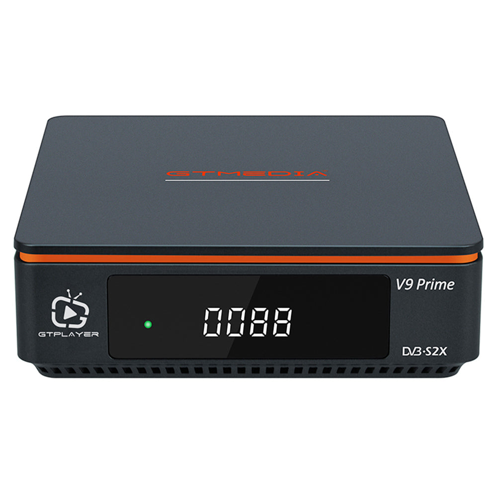 GTMEDIA V9 Prime Satellite Receiver, DVB-S/S2/S2X, HEVC 10Bit, Built-in 2.4G WiFi, Support CA Card, Biss Auto Roll - EU Plug