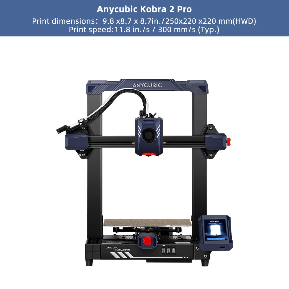 ANYCUBIC Speed FDM Series 3D Printer Kobra 2 Neo 3D Printer Large Size Auto-levelling DIY FDM 3D Printers Kobra 2 Pro Max Plus