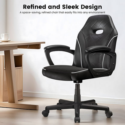 ACGAM  CG-4746 Gaming Office Chair Small Version, Ergonomic Foam Backrest, 360° Swivel &amp; Adjustable Height, 360° Swivel and Height Adjustment