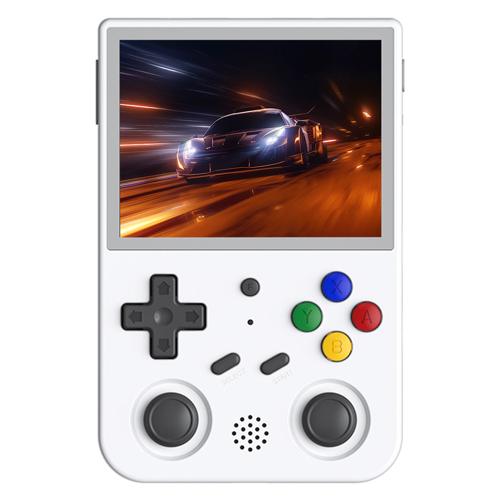 ANBERNIC RG353V Game Console, 64GB TF Card, 32GB Android 16GB Linux, 2GB LPDDR4, HDMI Output, Moonlight Streaming - White
